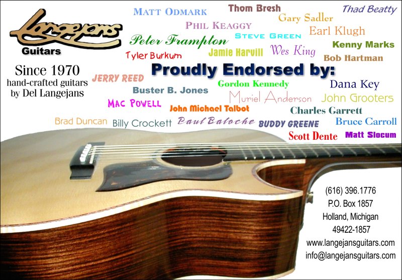 Langejans Guitars Endorsers